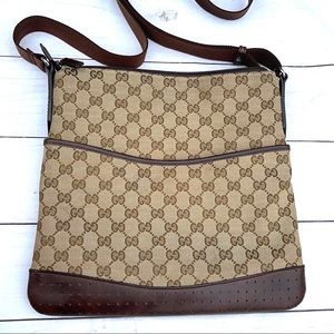 GUCCI Perforated Crossbody Bag